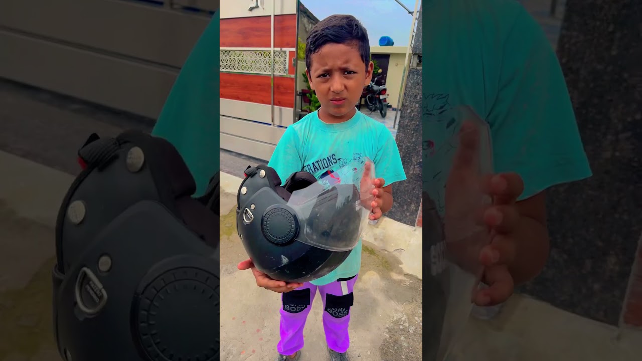 Bhai Sefti Hai Jaruri 🥱🥰 #shorts #trending #viral #bhai #helmet #love