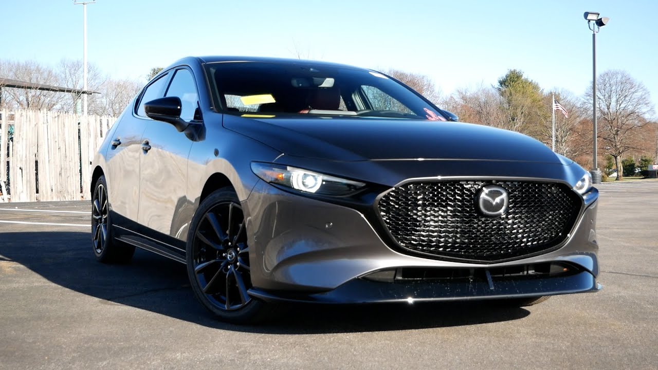 2021 Mazda3 Turbo Premium Plus Review - Start Up, Revs, Walk Around, and Test Drive