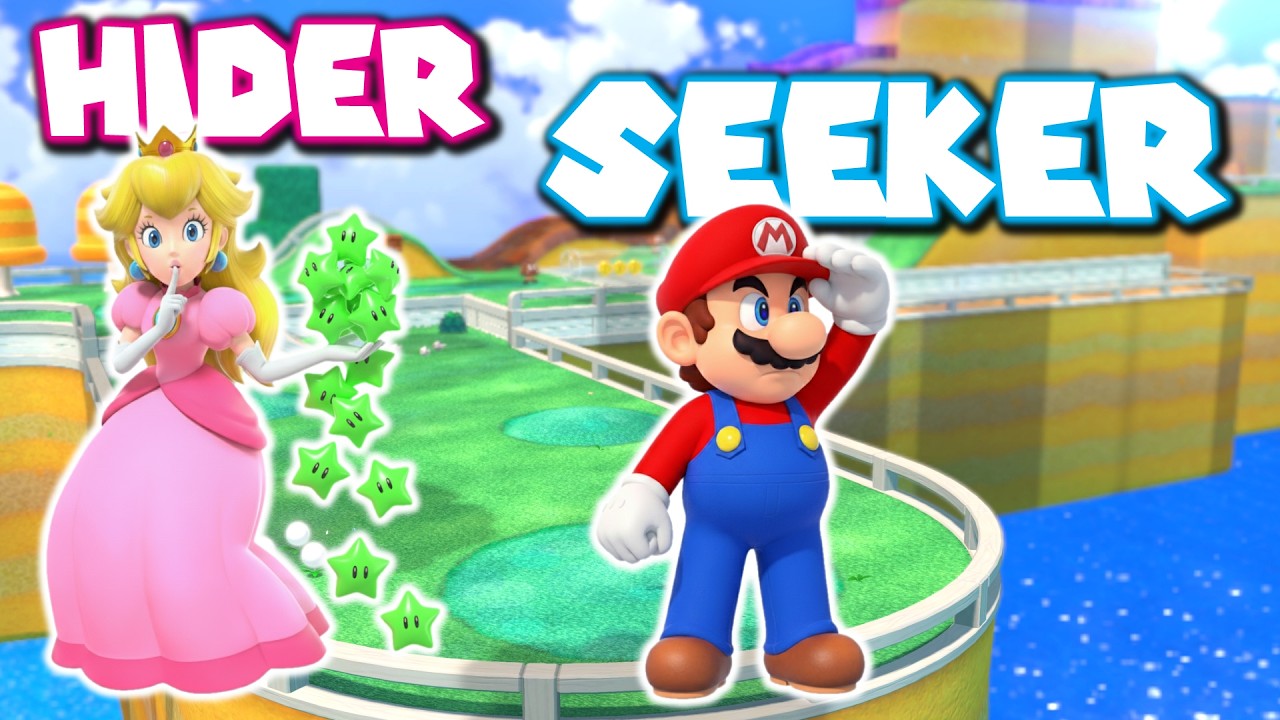 Her First Ever Custom Level is GENIUS and HILARIOUS!! (Super Mario Hide and Seek)