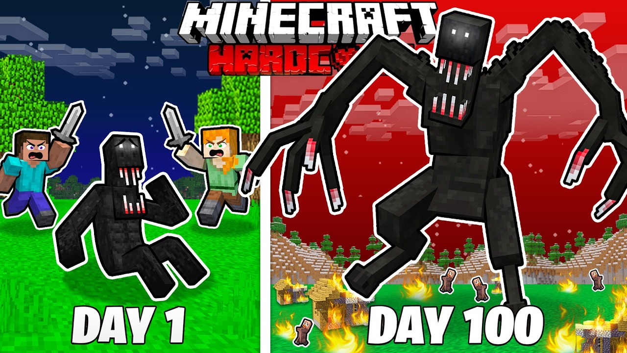 I Survived 100 Days as a DWELLER in HARDCORE Minecraft