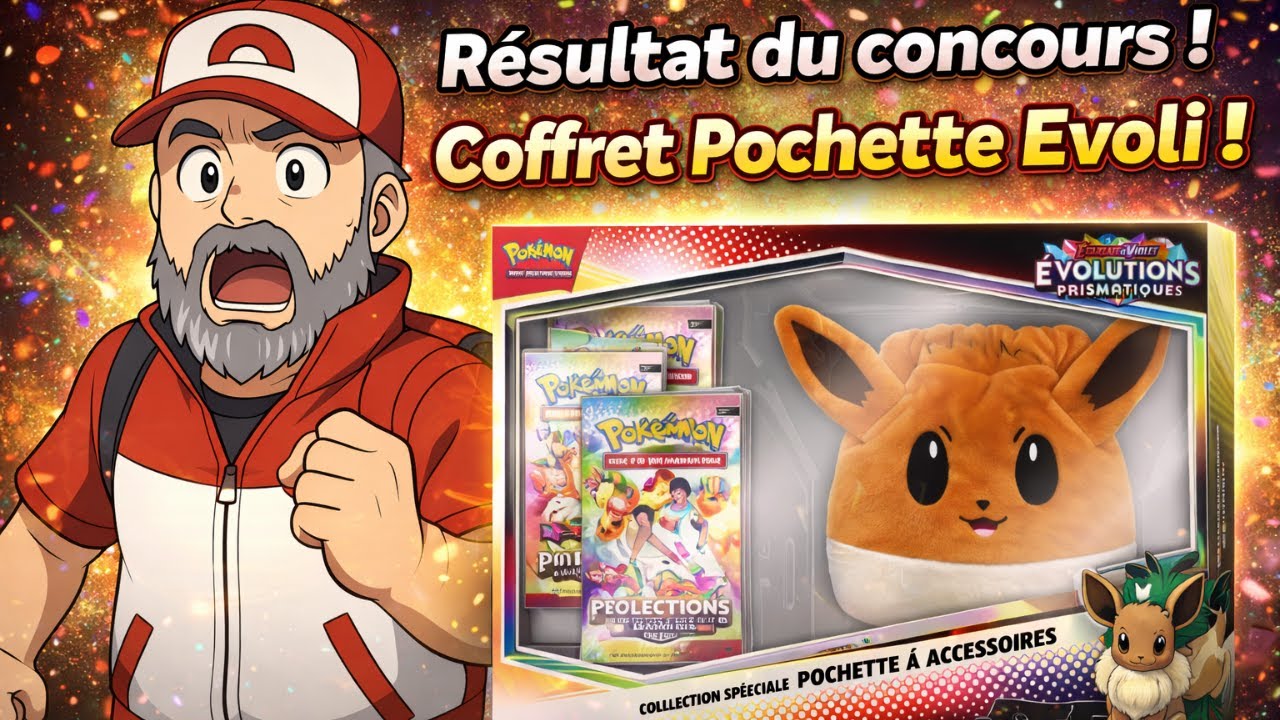 Résultat concours ! Coffret Pochette Evoli !