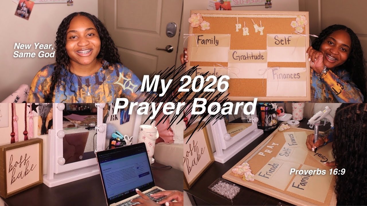 My 2026 Prayer Board + Writing A Letter To My Future Self