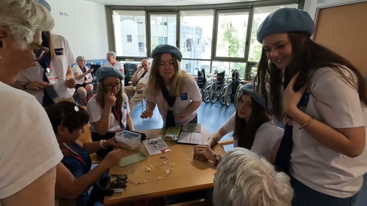 Nos lycéennes en Bac Pro ASSP accompagnent les pèlerins à Lourdes