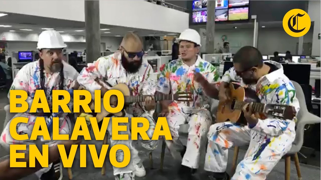 En vivo con Barrio Calavera presentando su proyecto Calaveras pintadas