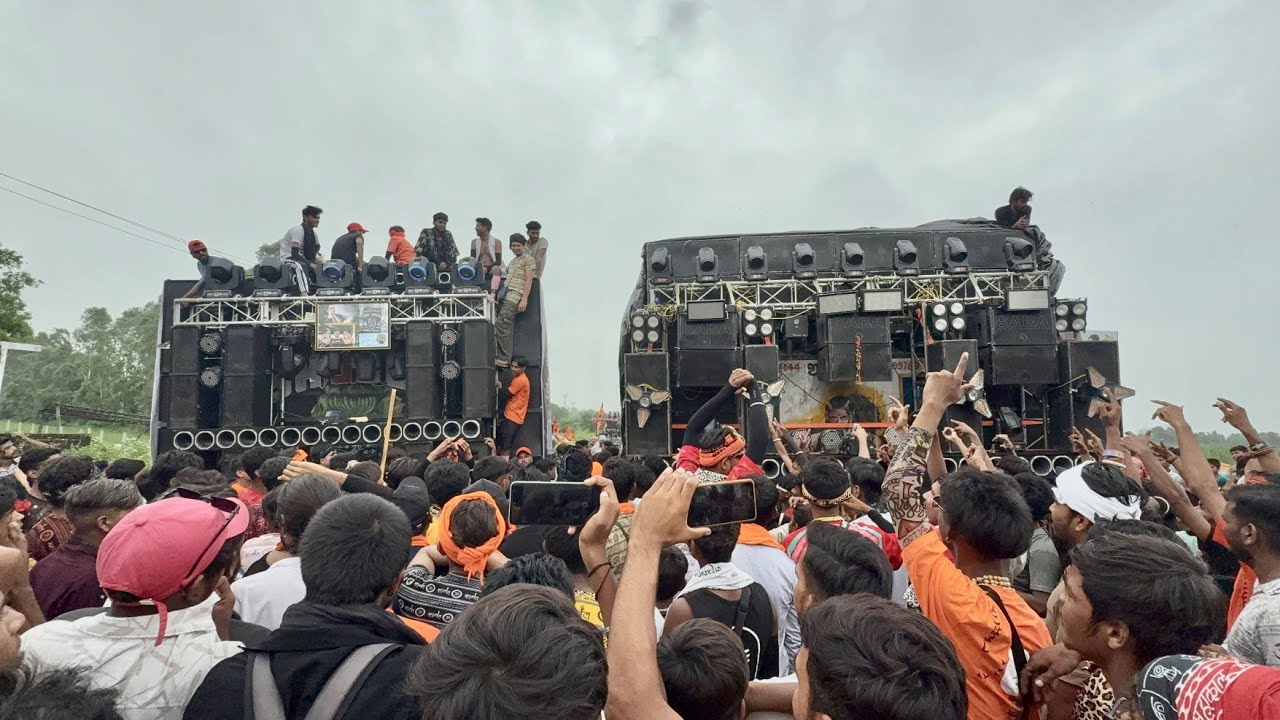 Dj Shagun Kithore Vs Dj Baba Thanabhaban Competition ll Moradabad Kawad Yatra 2025 🔥🔥