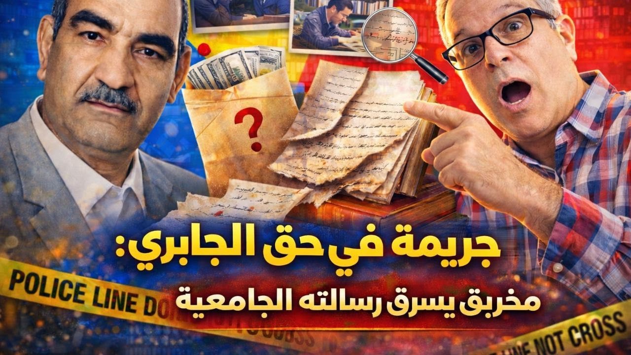 جريمة في حق محمد عابد الجابري : مخربق يسرق رسالته الجامعية...