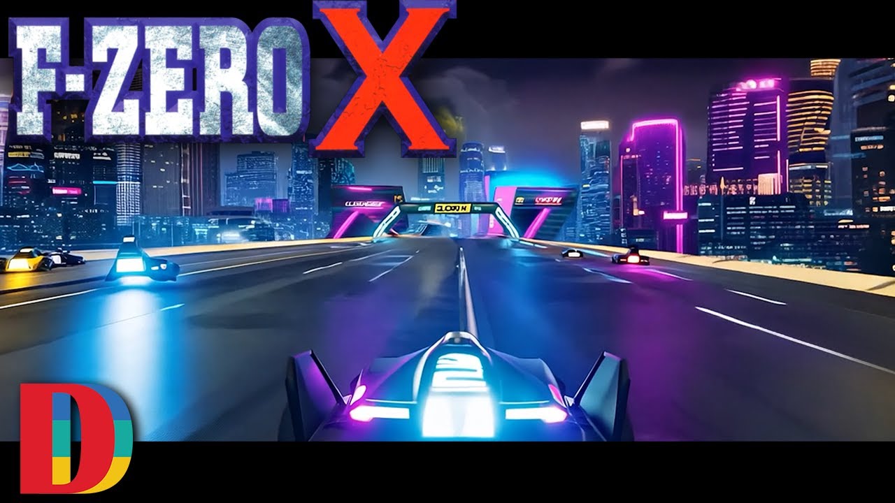 F-Zero X Gameplay | Reimagined By AI | 🔥Burning Retinas Edition!🔥