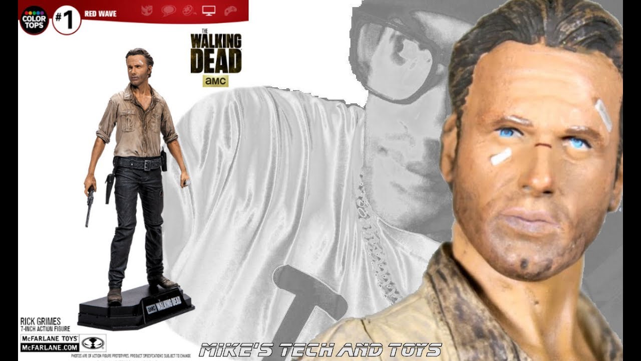 RICK GRIMES AMC WALKING DEAD 7 INCH FIGURE /AMC / McFARLANE TOYS