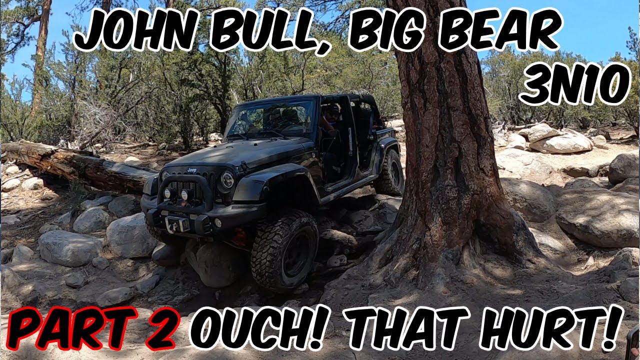 John Bull Trail Big Bear Part 2 Jeep Wrangler with no Lockers