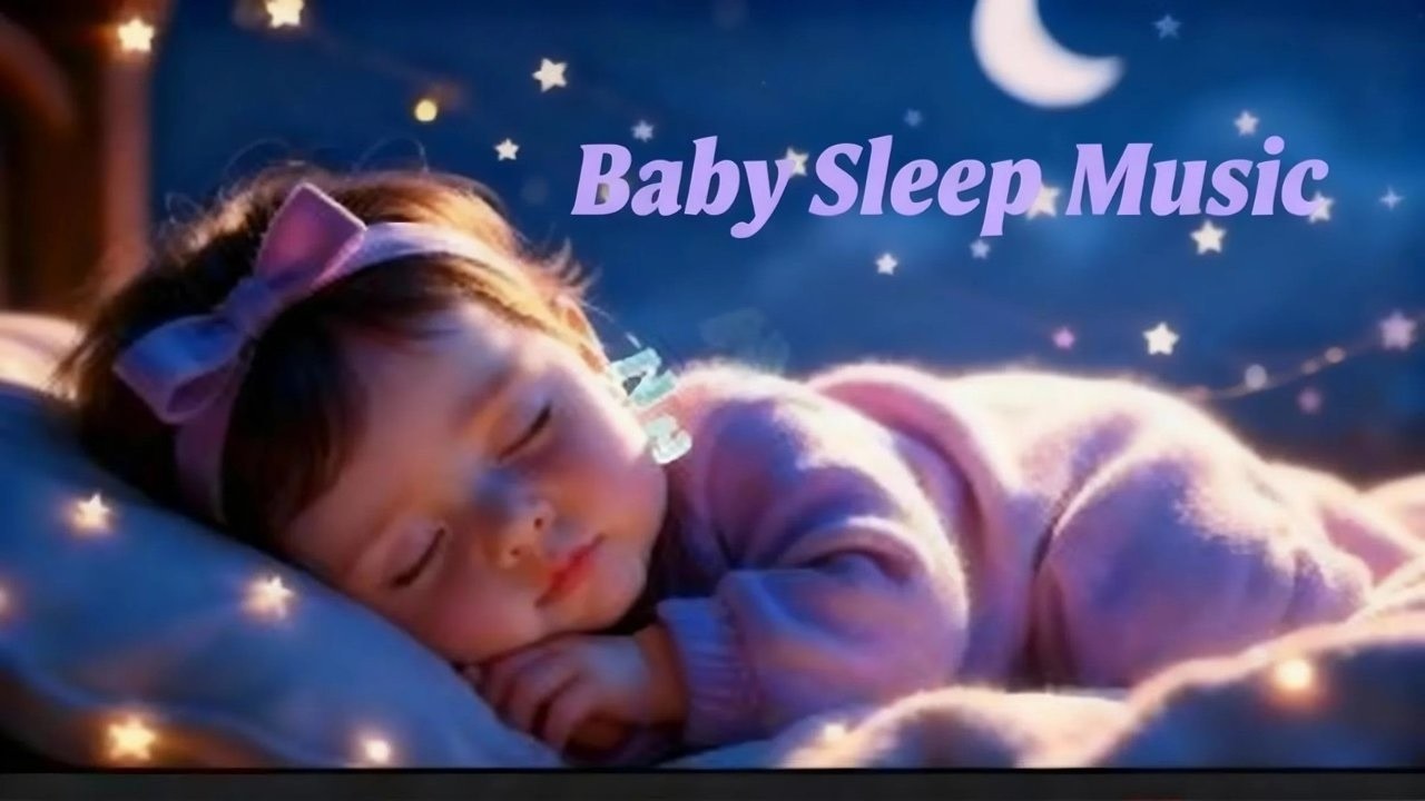 Peaceful Night Baby Sleep Music 🌌 Music Box Instrumental