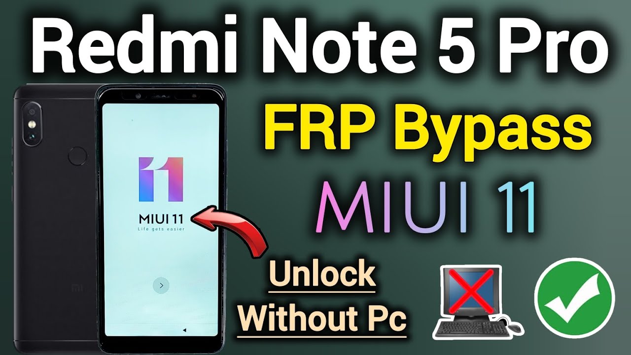 Xiaomi Redmi Note 5 Pro | FRP Bypass | MIUI 11 | Gmail I'd Lock Unlock | Without Pc || Method 2025.