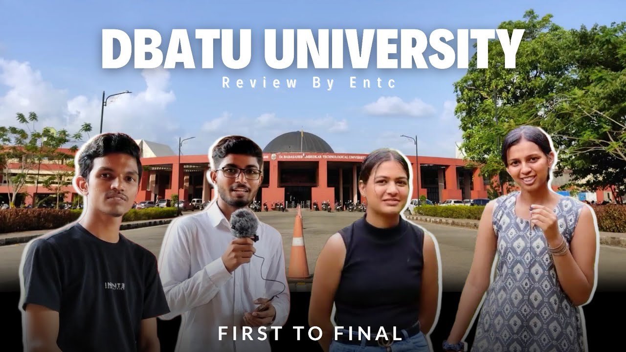 Dbatu University Review By ENTC 2023 || mht cet admission process 2023 || college review by students