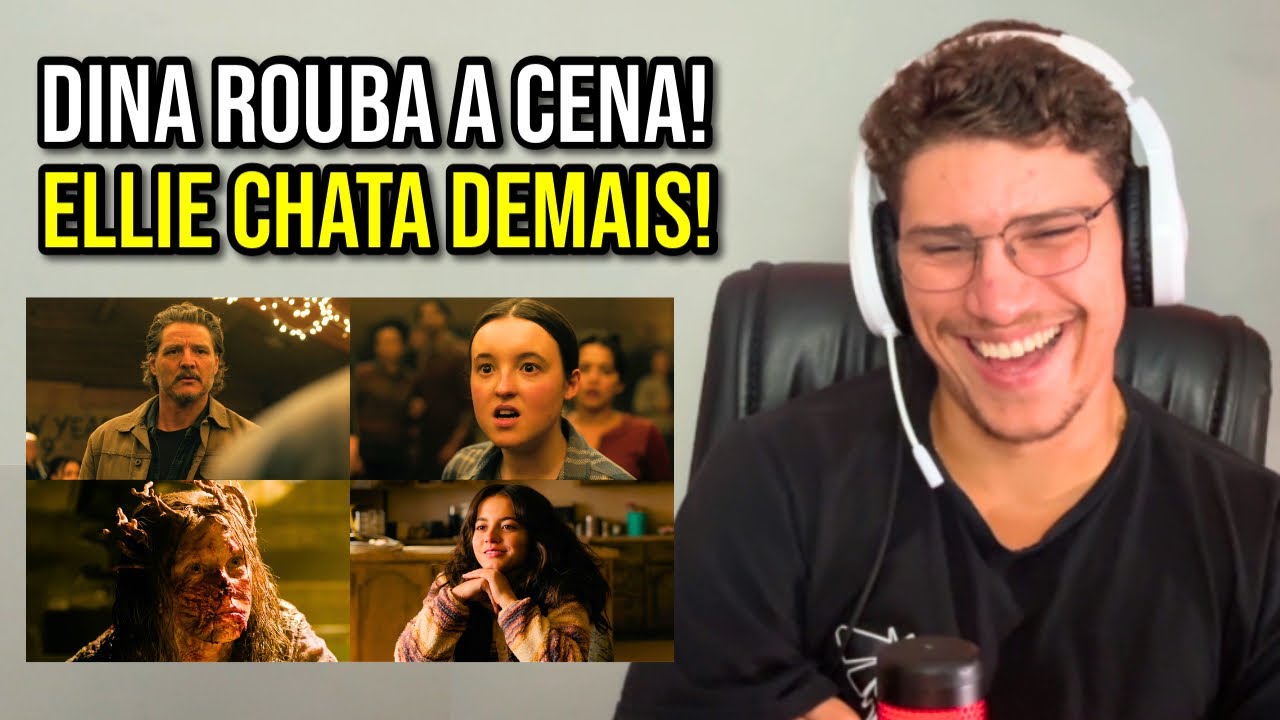 EU NÃO ACREDITO QUE FIZERAM ISSO... - REACT DE THE LAST OF US 2X01! - JOEL E ELLIE BRIGANDO, DINA...