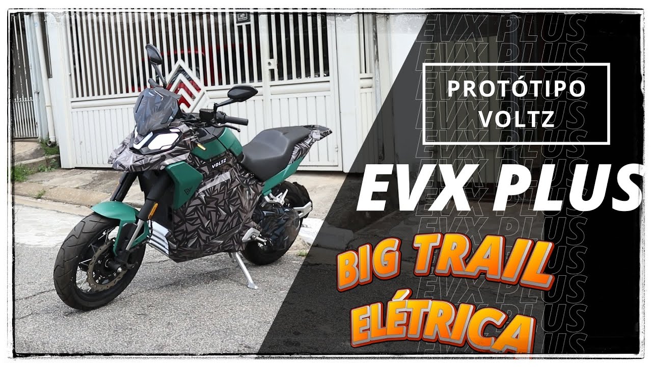Protótipo da #Voltz EVX Plus Moto Elétrica de 18kW