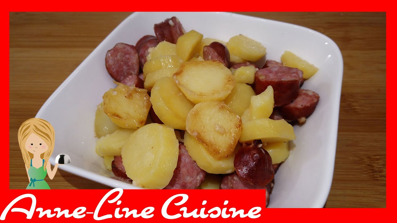 Pommes de terre et saucisses de Montbéliard