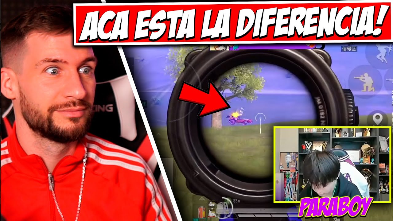 REACCIONAMOS A PARABOY Y NOTAMOS LA GRAN DIFERENCIA QUE HAY ENTRE EL PUBG CHINO Y EL NORMAL!