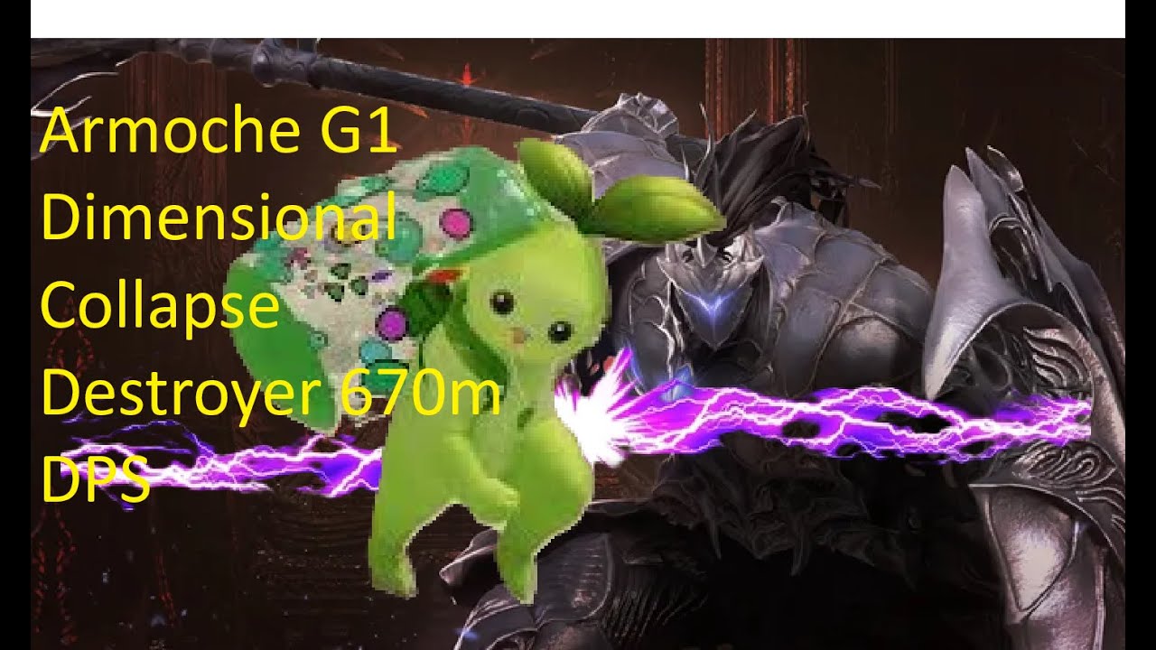 Lost Ark Dimensional Collapse Destroyer 670m DPS Armoche HM G2