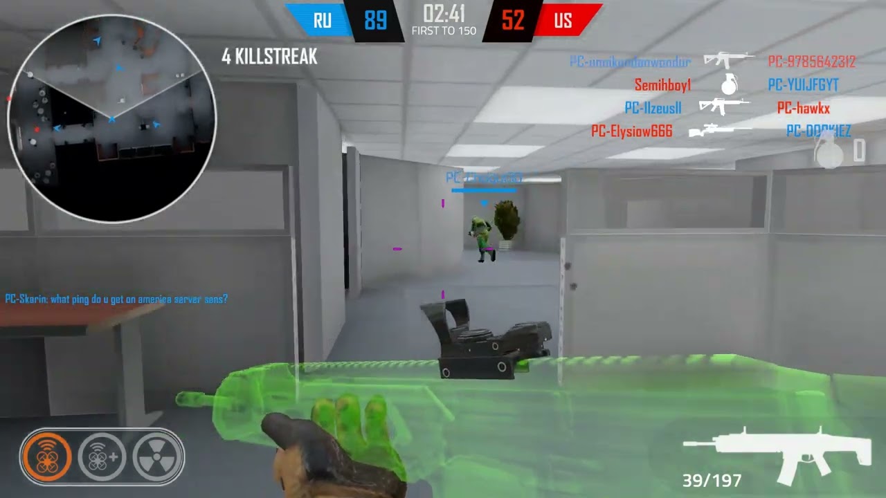 Brought my assault rifle to work | Bullet Force