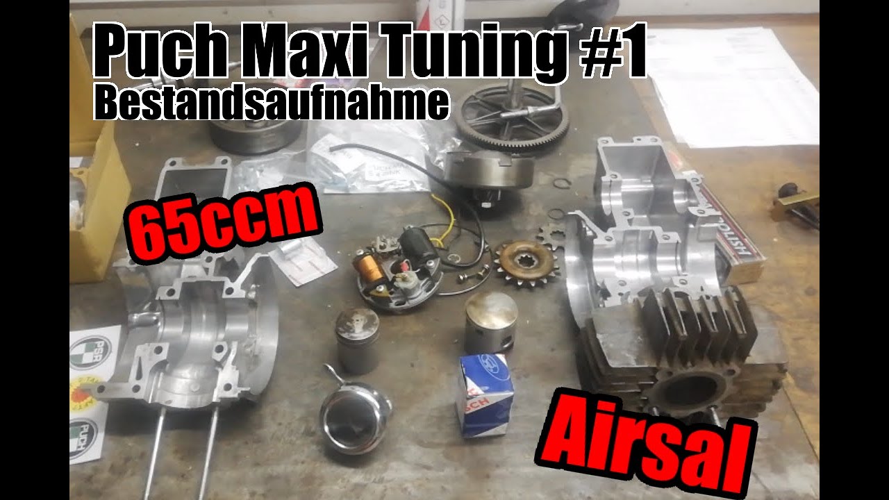 Puch Maxi tuning #1 Bestandsaufnahme