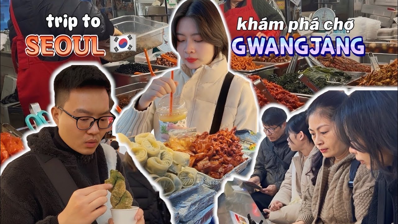 Trip to Seoul 🇰🇷| Ăn gì ở chợ truyền thống Gwangjang @HalelaOfficial