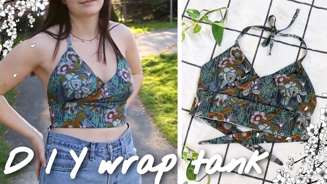 DIY Wrap Tank Top | How To Make the Perfect Summer Crop Top!
