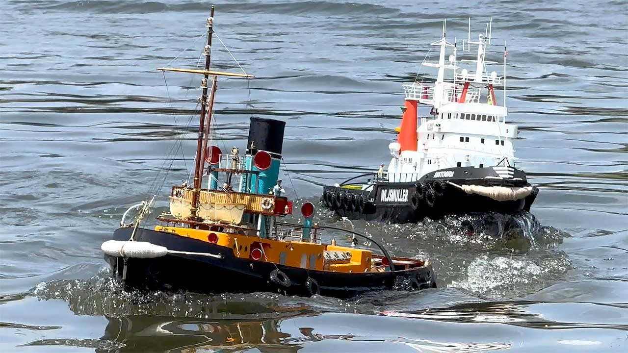 RC TugBoat 1/32 Marie Felling & 1/50 Wijsmuller Amsterdam | RC Power Boat
