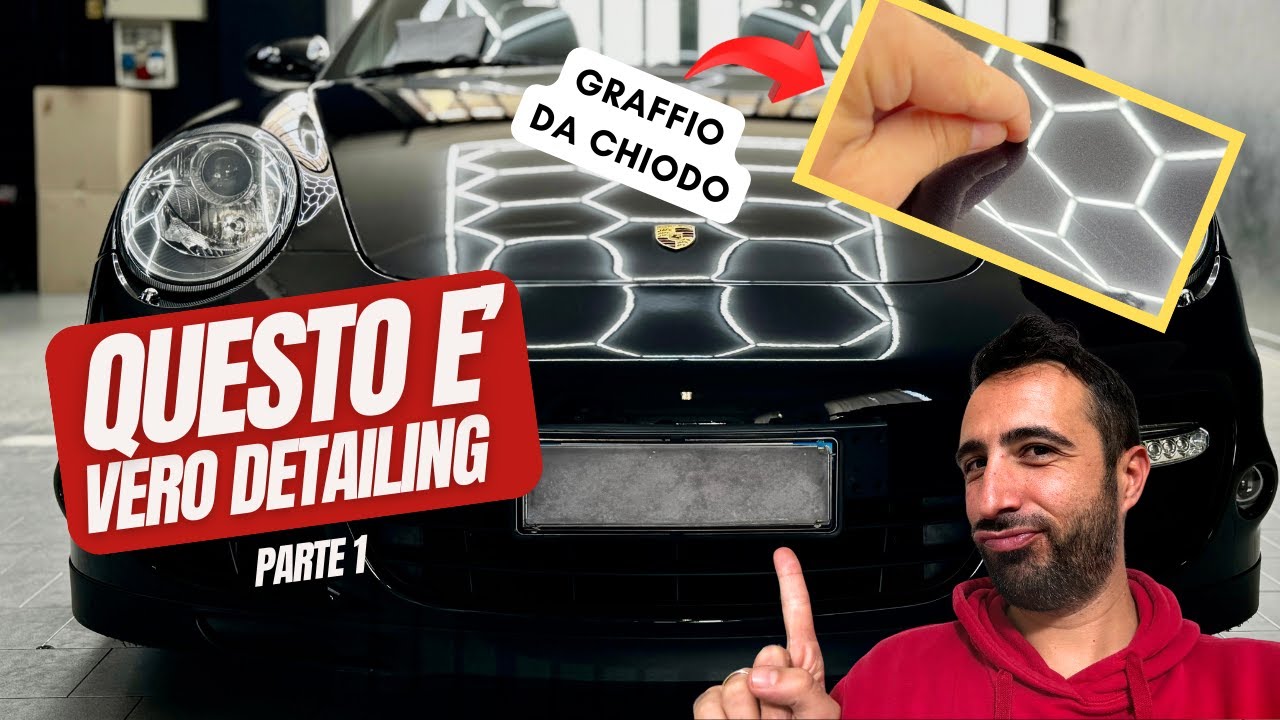 Graffio da CHIODO - Questo &egrave; VERO Detailing - Porsche 997 Parte 1