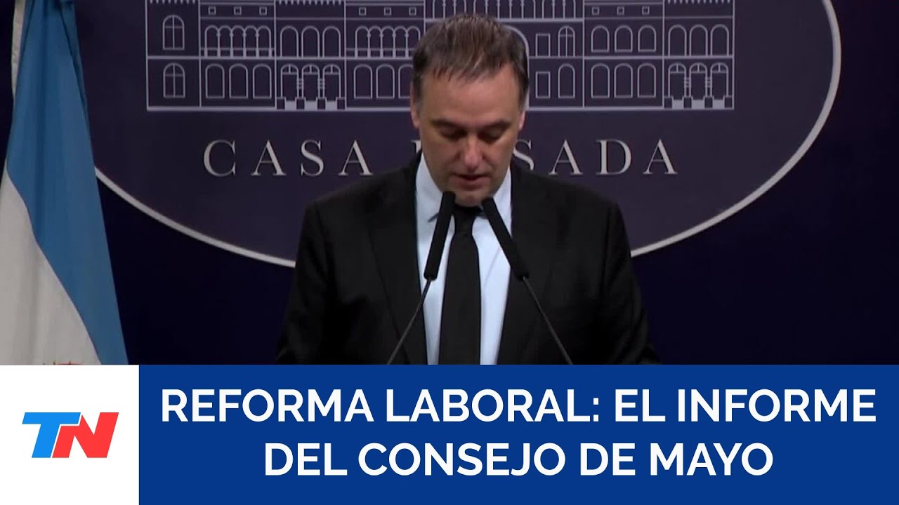 Adorni present&oacute; el informe del Consejo de Mayo: las reformas que el Gobierno enviar&aacute; al Congreso