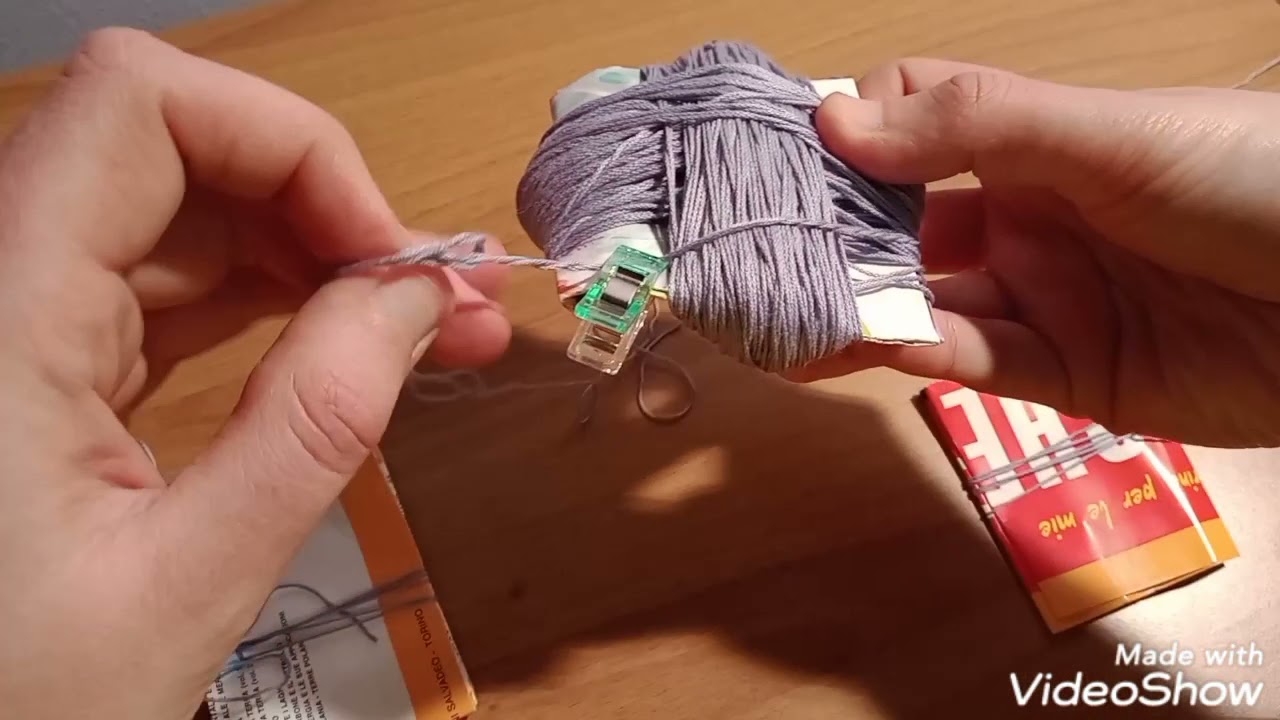 Dividere un filato raddoppiato - Trucco