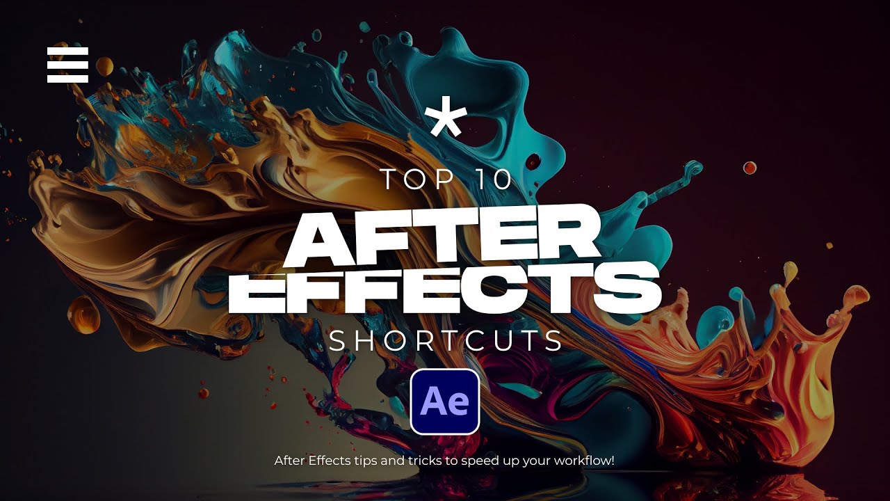 10 лучших сочетаний клавиш в After Effects
