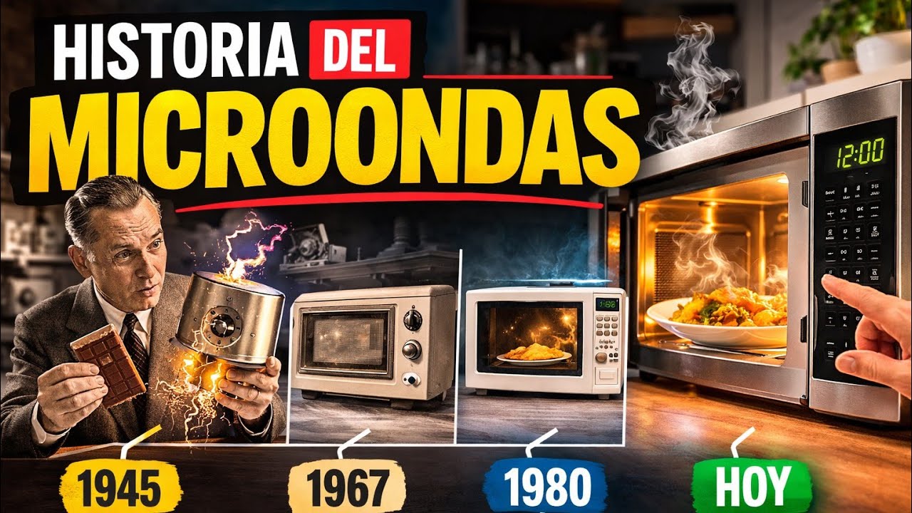 La Historia del Microondas... 🍫🥚🍚👨🏻‍🔬