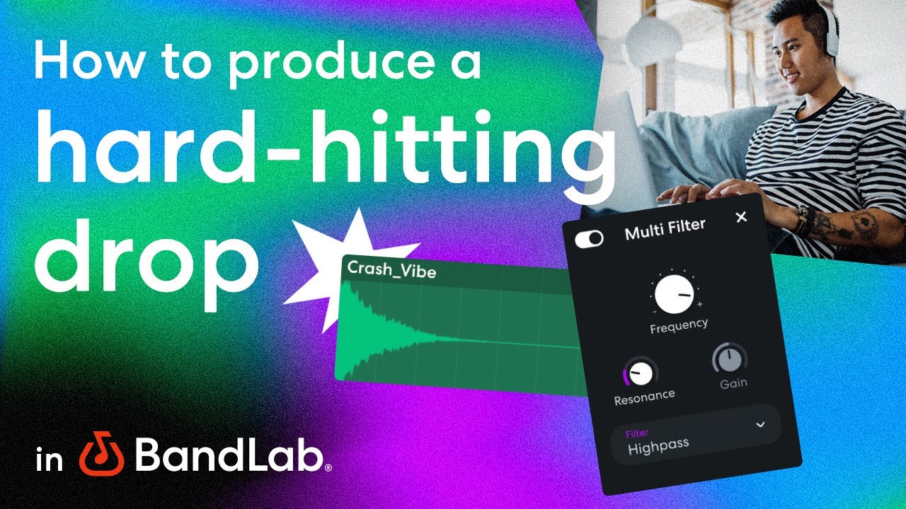 How to produce a hard hitting drop in BandLab's free web Studio (BandLab Tutorial)
