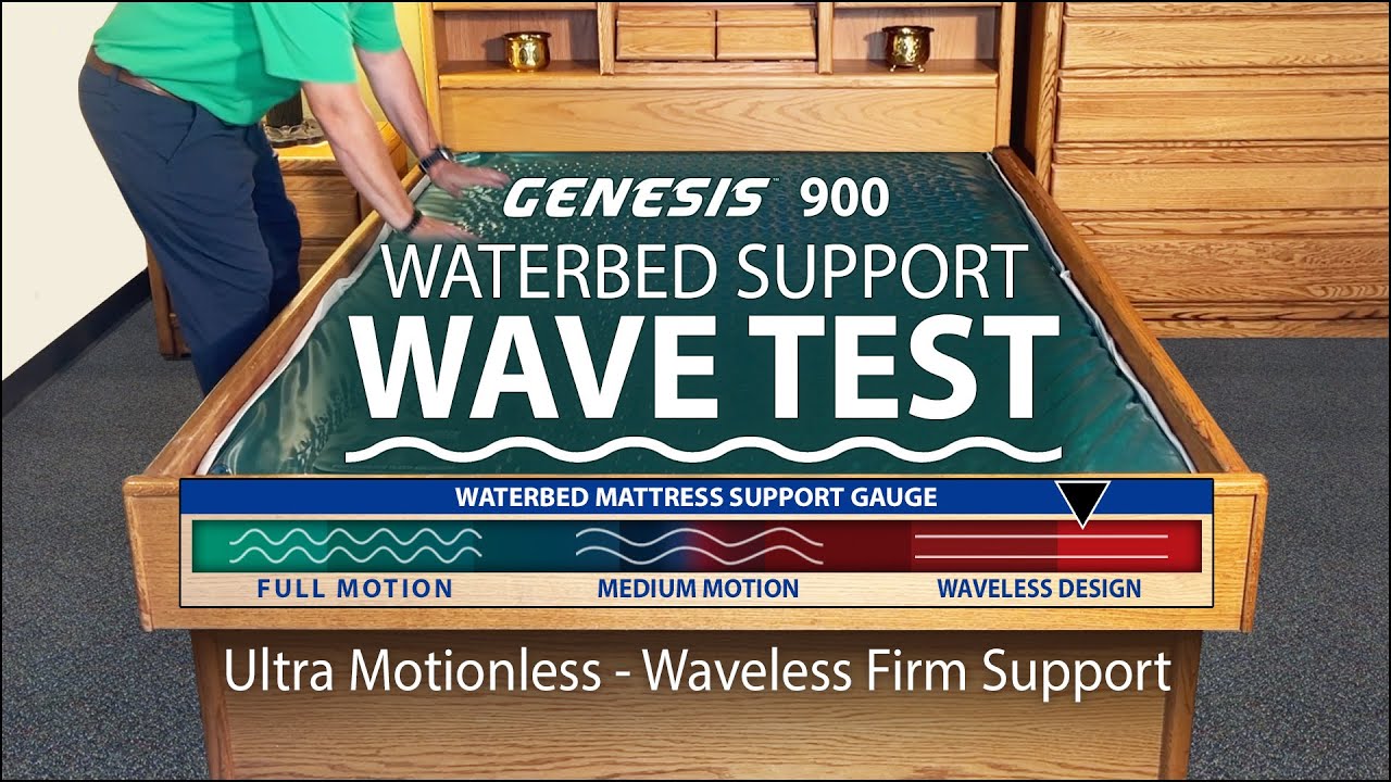 Genesis&trade; 900 Waterbed &ndash; Ultra-Motionless, Waveless Firm Support