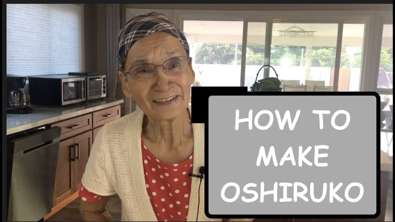 HOW TO MAKE EASY OSHIRUKO (Azuki beans)