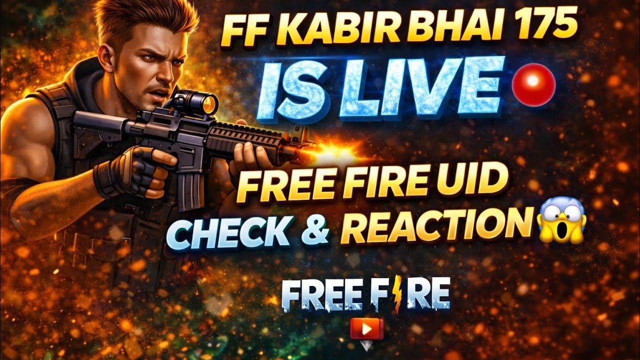 🔴 LIVE UID Reaction 😎 | FF Kabir Bhai #shortsfeedlibestream #fflive #shirtsliv #ffkabirbhai175