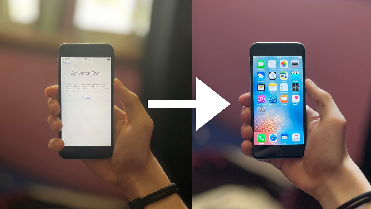 How to fix &ldquo;Activation Error&rdquo; on iOS 9 on A9 devices (iPhone 6s, 6s Plus, SE 1st gen)