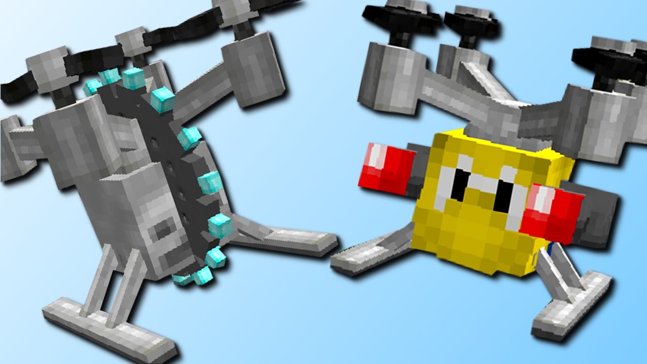 NEUE DROHNEN MOD!! (mit Laser und Gesicht!)