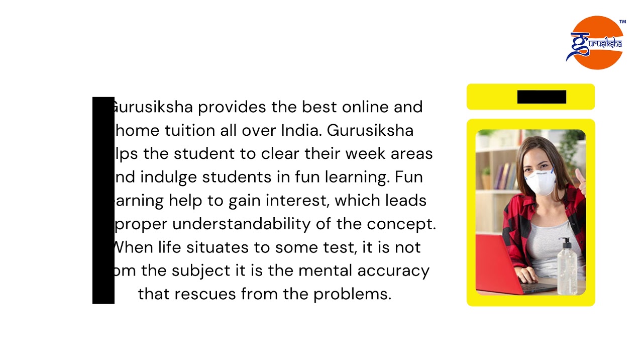 Gurusiksha Provides Online Tuition For Class 1