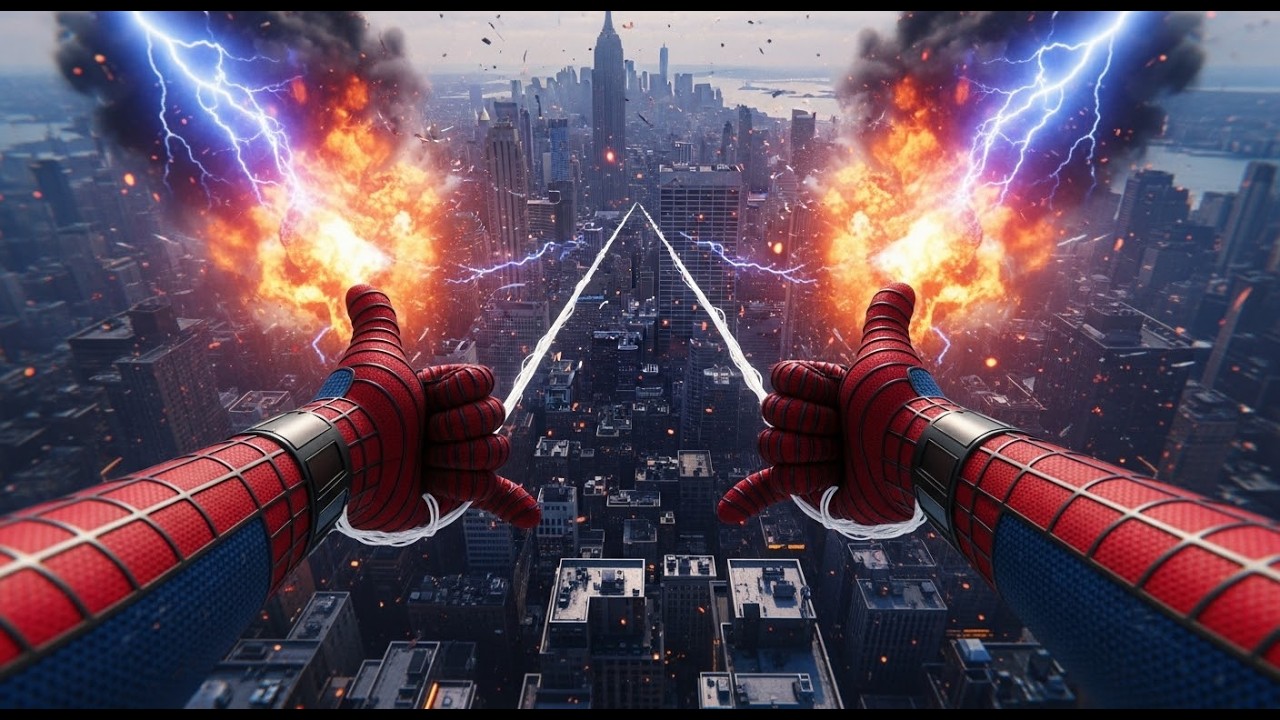 Spider-Man 2 Stopping Crime in the City #spiderman #shortsfeed #shorts #gaming