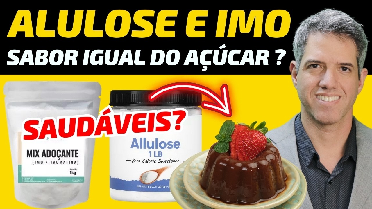 FINALMENTE! Adoçante Natural Mais Parecido em Sabor Com Açúcar  - Alulose e IMO