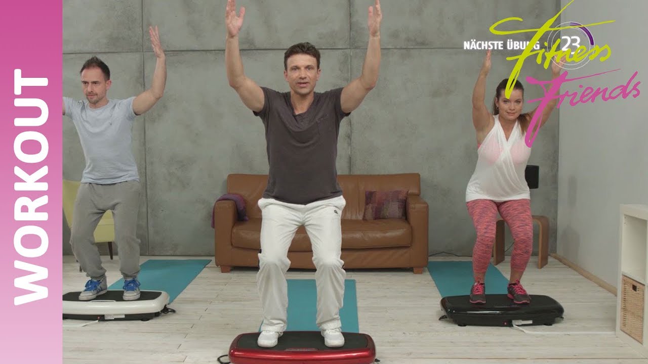 Vibrationsplatte Slim - Workout (1) II Fitness Friends