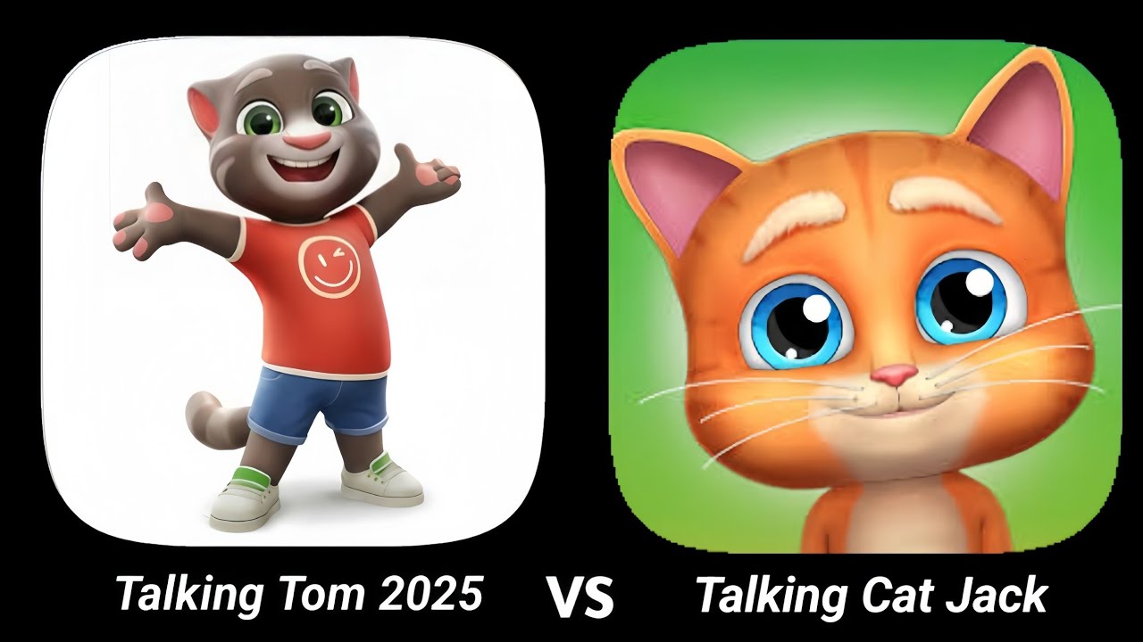 Talking Tom Cat 2025 Vs Talking Cat Jack - iOS & Android Gameplay Walkthrough