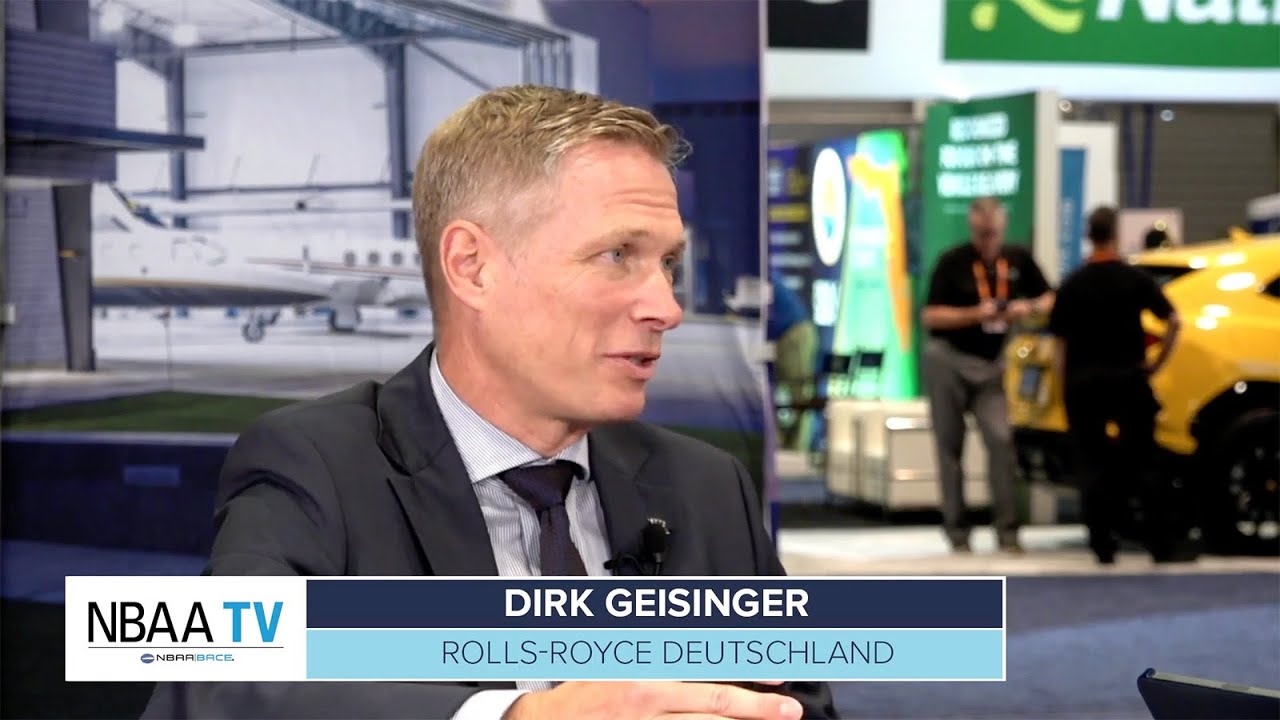 NBAA TV: Rolls-Royce Details Its Sustainability Plans