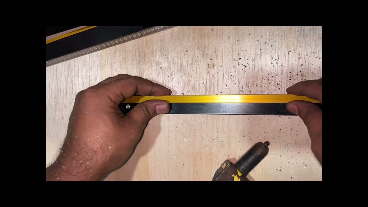 Installation of yellow u lister and installation of 3 door dish rack waist