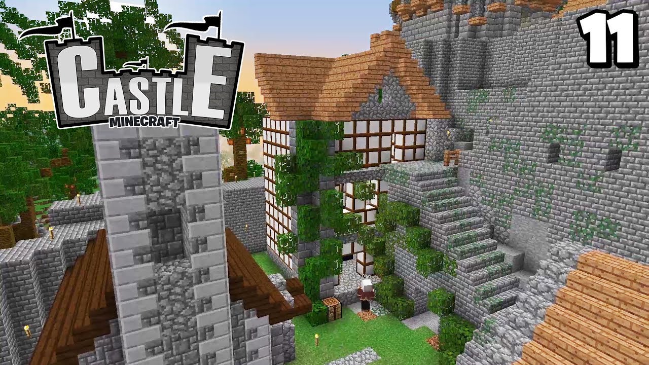Riesen Fortschritt! Kirche! Stall! Arbeiterhaus! 🏰 Minecraft CASTLE #11 | Clym