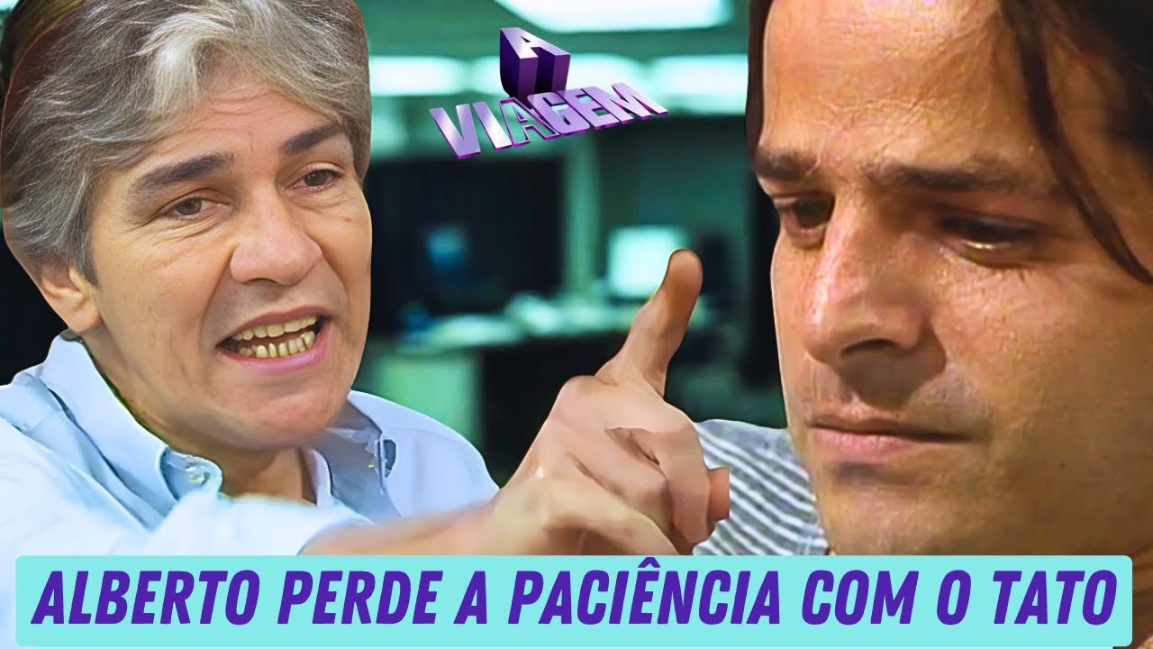 A VIAGEM: ALBERTO VAI PRA CIMA DO TATO E O AMEAÇA