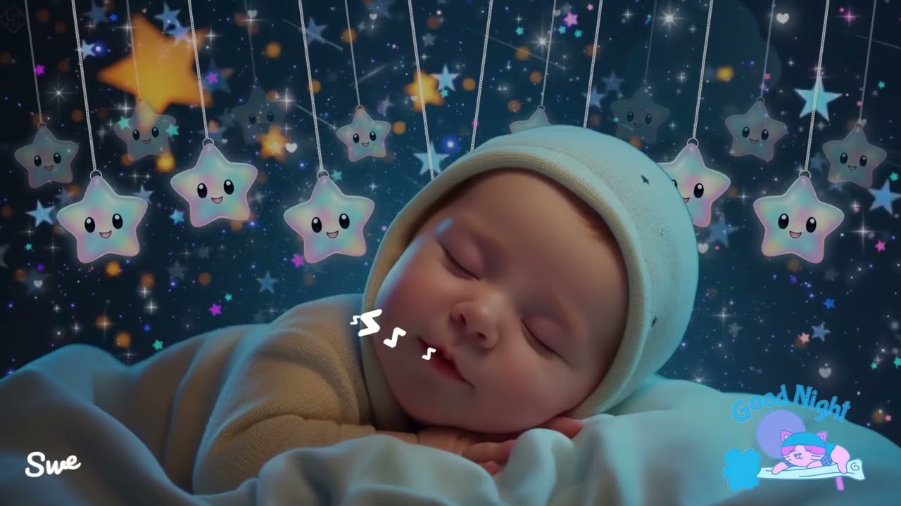 Instant Baby Sleep in 3 Minutes 🍼 Baby Sleep Music 🌛 Soft Calm Bedtime 🎵 Mozart & Brahms Lullabies