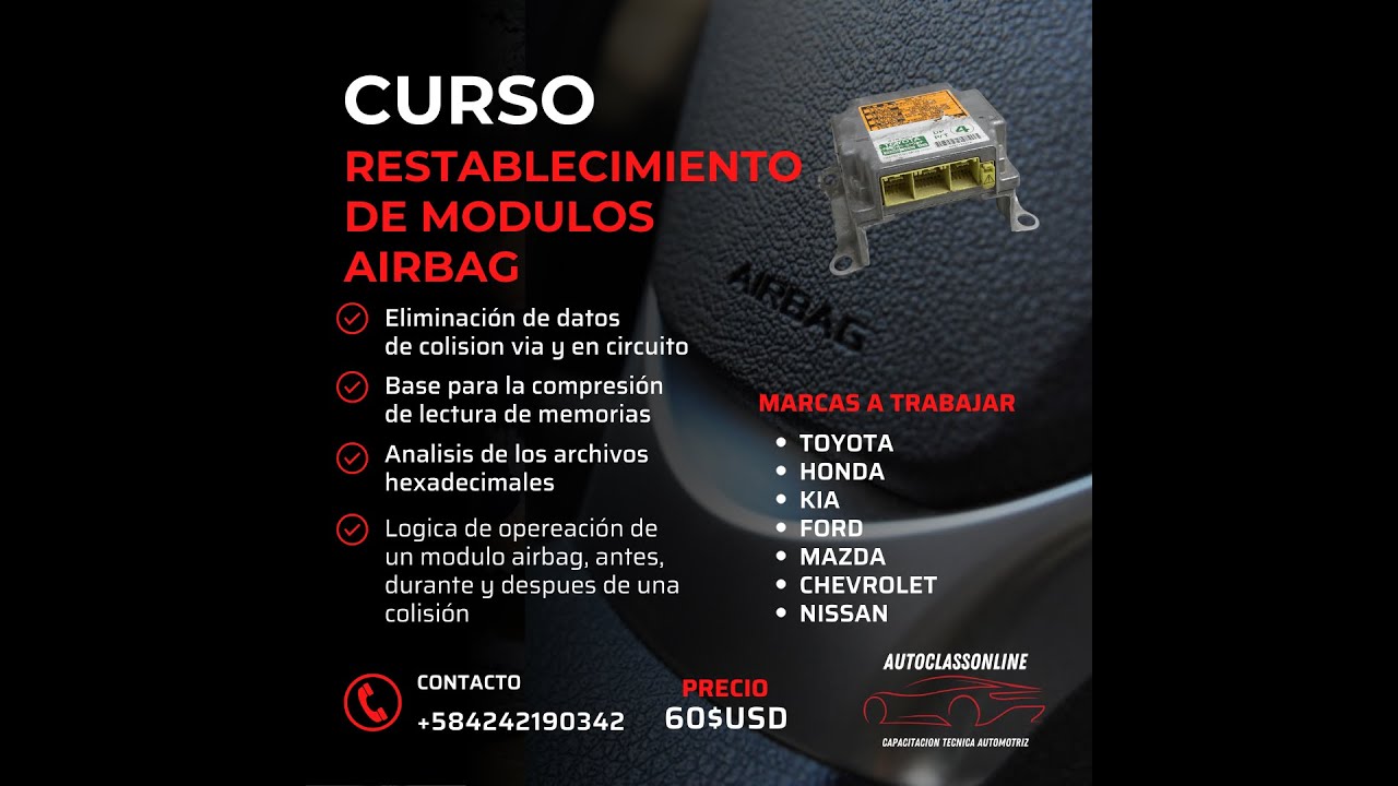Curso Restablecimiento de Módulos Airbag (Preview)