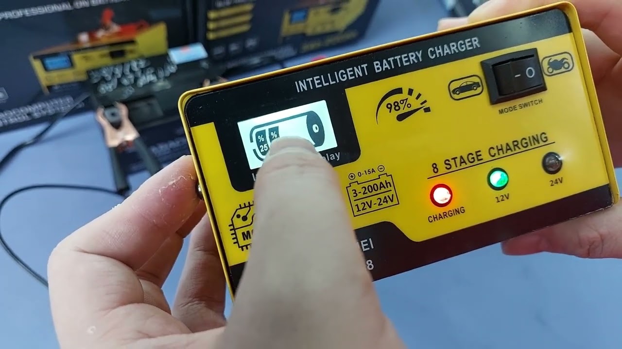 Hướng dẫn sử dụng bộ sạc bình ắc quy Bolaimei 12V-24V 200Aah thế hệ mới-Tadaca Auto