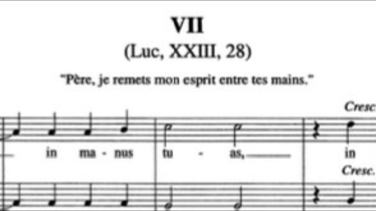 Gounod, Les sept paroles - n•7 